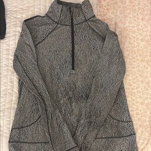 Lululemon Gray Quarter-Zip Pullover
